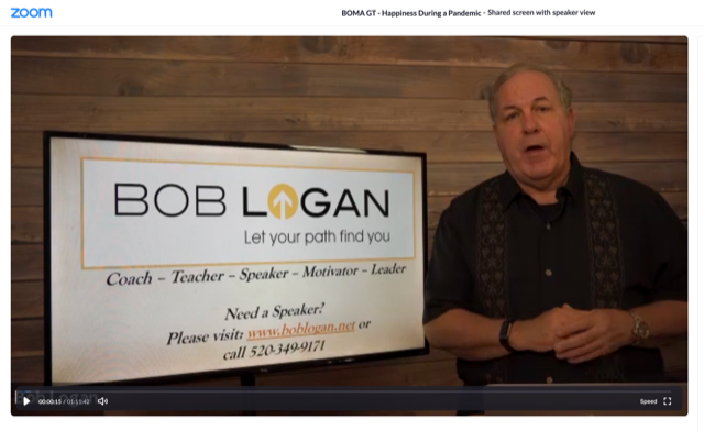 COVID-19 and Virtual Programs -- Bob Logan Style